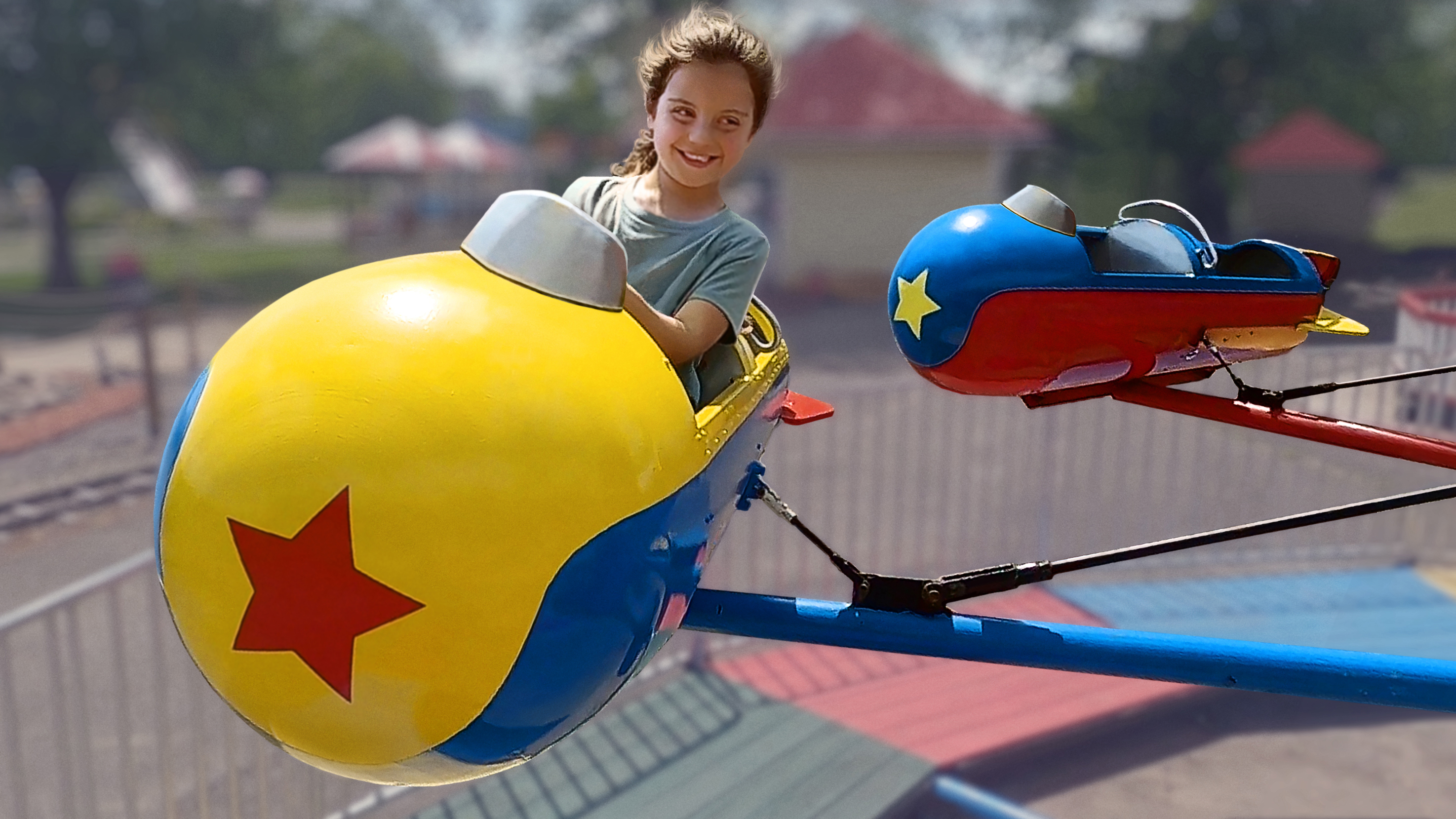 Sky Fighter Ride at Midway Park. Credit: Peter Daulton.